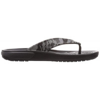 Вьетнамки женские Crocs 206484-060 W7 37-38 24.8 см черный камуфляж