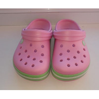 Кроксы Сабо Crocs для девочек 204537 32-33 J1 20 см розовые