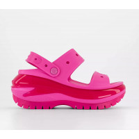 Сандали женские Crocs Mega Crush 37-38 W7  23.5 см розовые