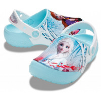 Кроксы Сабо Crocs для девочек Frozen 2 C10 27-28 16.6 см голубые 