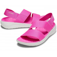 Сандалі жіночі Crocs 206081-6QV  37-38  23.5 см рожеві