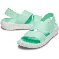 Сандали женские Crocs Literide stretch 206081-3TP W7 37-38  23.5 см зеленые