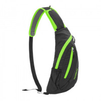 Рюкзак-сумка Naturehike NH23X008-K 6 л 20х40 см чорна з зеленим
